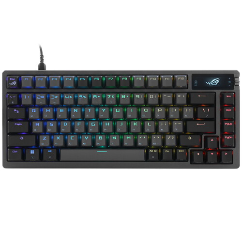 Купить Клавиатура  проводная + беспроводная ASUS ROG Azoth в интернет-магазине DNS. Характеристики, цена ASUS ROG Azoth | 5417134.