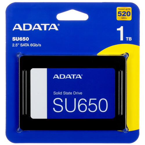 Купить 1000 ГБ 2.5" SATA накопитель ADATA Ultimate SU650 [ASU650SS-1TT-R] в интернет-магазине DNS. Характеристики, цена ADATA Ultimate SU650 | 5434115.