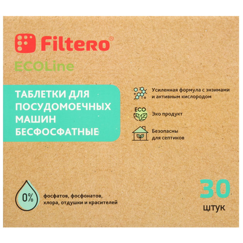 Купить Средство для ПММ Filtero ECOline в интернет-магазине DNS. Характеристики, цена Filtero ECOline | 9133334.