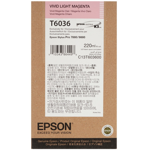 Купить Картридж Epson T6036 светло-пурпурный в интернет-магазине DNS. Характеристики, цена Epson T6036 | 7932538.