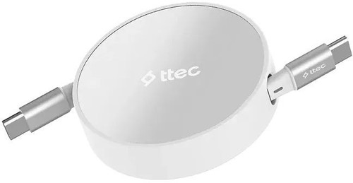 Купить Кабель TTEC USB Type-C - USB Type-C белый в интернет-магазине DNS. Характеристики, цена TTEC Mini Retractable | 9366461.
