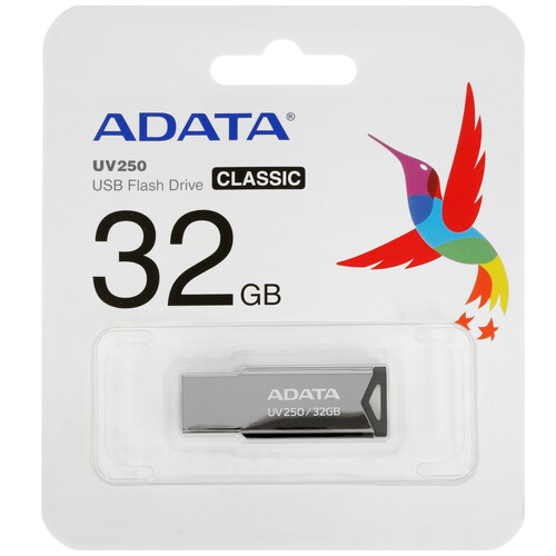Купить Память USB Flash 32 ГБ ADATA UV250 [AUV250-32G-RBK] в интернет-магазине DNS. Характеристики, цена ADATA UV250 | 1692945.