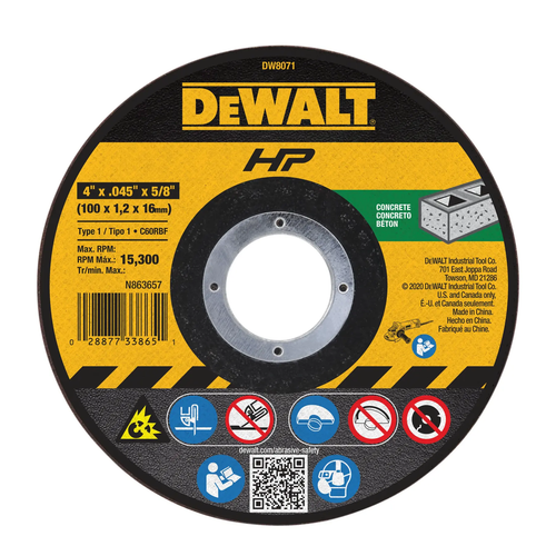 Купить Диск отрезной DeWalt DW8071 в интернет-магазине DNS. Характеристики, цена DeWalt DW8071 | 5939683.