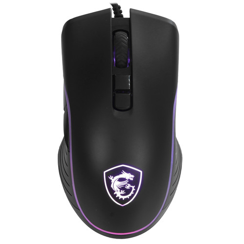Купить Мышь проводная MSI Forge GM300 [S12-0402490-HH9] черный в интернет-магазине DNS. Характеристики, цена MSI Forge GM300 | 9355776.