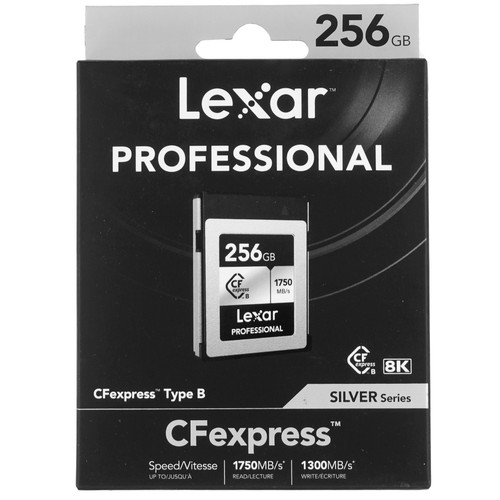 Купить Карта памяти Lexar CFexpress CFexpress Card Type B 256 ГБ [LCXEXSL256G-RNENG] в интернет-магазине DNS. Характеристики, цена  | 9262256.