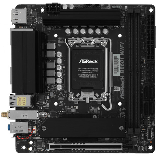 Купить Материнская плата ASRock B860I WiFi в интернет-магазине DNS. Характеристики, цена ASRock B860I WiFi | 5622752.