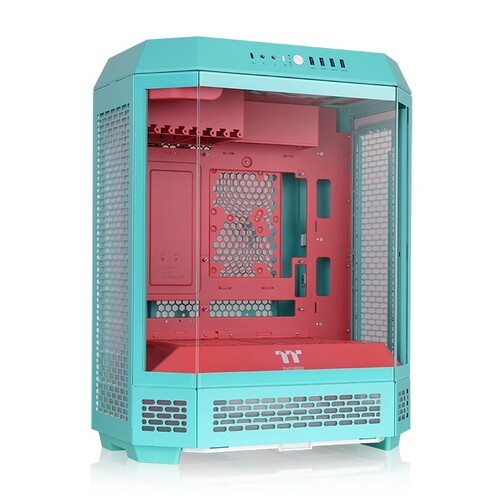 Купить Корпус Thermaltake The Tower 600 Mint Strawberry [CA-1Z1-00MLWN-00] бирюзовый в интернет-магазине DNS. Характеристики, цена Thermaltake The Tower 600 Mint Strawberry | 5619177.