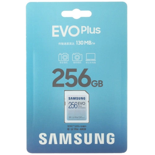 Купить Карта памяти Samsung EVO Plus SDXC 256 ГБ [MB-SC256K/CN] в интернет-магазине DNS. Характеристики, цена  | 5068853.