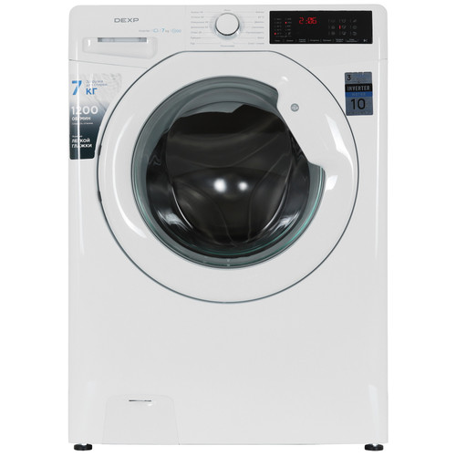 Купить Стиральная машина DEXP WF-7B1R белый в интернет-магазине DNS. Характеристики, цена DEXP WF-7B1R | 9255381.
