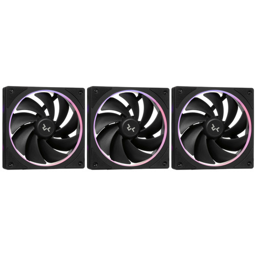 Купить Комплект вентиляторов DeepCool FL12 SE [R-FL12SE-BKAPN3-G] черный в интернет-магазине DNS. Характеристики, цена DeepCool FL12 SE | 5635681.