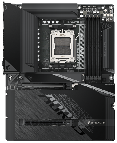 Купить Материнская плата GIGABYTE B850 AORUS STEALTH в интернет-магазине DNS. Характеристики, цена GIGABYTE B850 AORUS STEALTH | 5660220.