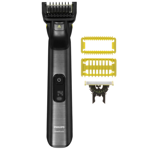 Купить Триммер Philips OneBlade QP6652/61 серый/черный в интернет-магазине DNS. Характеристики, цена Philips OneBlade QP6652/61 | 5632591.