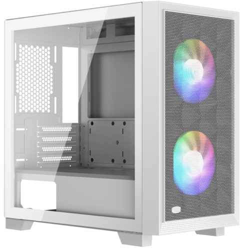 Купить Корпус PCCooler C3D310 WH ARGB [C3D310-WHP2-GL] белый в интернет-магазине DNS. Характеристики, цена PCCooler C3D310 WH ARGB | 5459017.