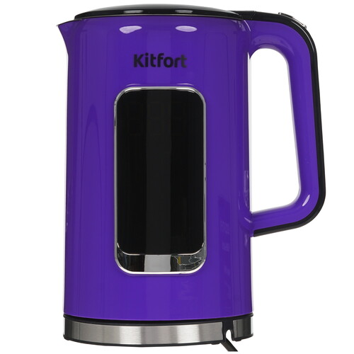 Купить Электрочайник Kitfort КТ-6704 фиолетовый в интернет-магазине DNS. Характеристики, цена Kitfort КТ-6704 | 9269916.