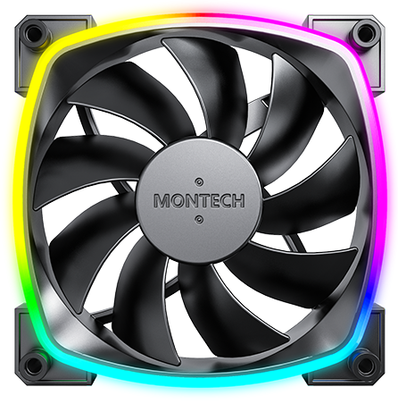 Купить Вентилятор Montech AX 120 PWM  черный в интернет-магазине DNS. Характеристики, цена Montech AX 120 PWM | 5086200.