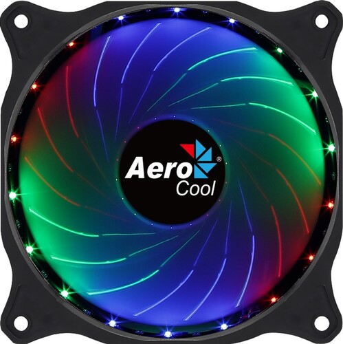 Купить Вентилятор Aerocool Cosmo 12 FRGB [ACF3-NA10117.11] черный в интернет-магазине DNS. Характеристики, цена Aerocool Cosmo 12 FRGB | 1382410.