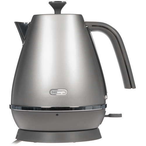 Купить Электрочайник DeLonghi KBI2001.S серебристый в интернет-магазине DNS. Характеристики, цена DeLonghi KBI2001.S | 1334924.