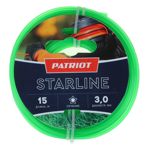 Купить Леска для триммеров Patriot Starline 805201066 в интернет-магазине DNS. Характеристики, цена Patriot Starline 805201066 | 1246250.