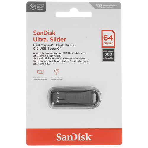 Купить Память OTG USB Flash 64 ГБ SanDisk Ultra Slider [SDCZ480-064G-G46] в интернет-магазине DNS. Характеристики, цена SanDisk Ultra Slider | 5470882.