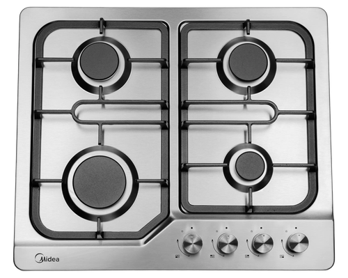Купить Газовая варочная поверхность Midea MG6040BSS в интернет-магазине DNS. Характеристики, цена Midea MG6040BSS | 9347364.