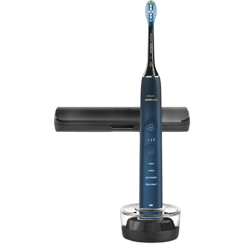 Купить Электрическая зубная щетка Philips Sonicare HX9911/88 DiamondClean 9000 синий, черный в интернет-магазине DNS. Характеристики, цена Philips Sonicare HX9911/88 DiamondClean 9000 | 5664559.