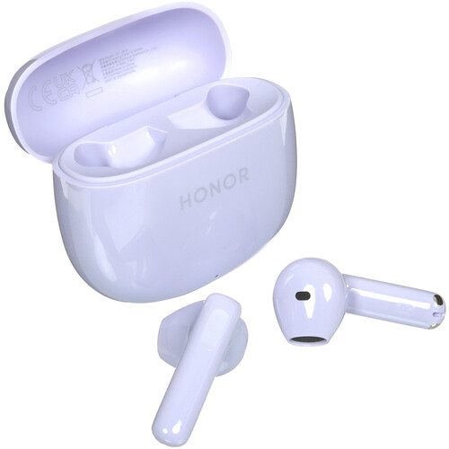 Купить Наушники TWS HONOR Earbuds X6  фиолетовый в интернет-магазине DNS. Характеристики, цена HONOR Earbuds X6 | 5484911.