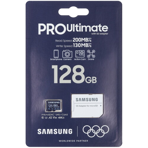 Купить Карта памяти Samsung PRO Utimate microSDXC 128 ГБ [MB-MY128SA/WW] в интернет-магазине DNS. Характеристики, цена  | 5456335.