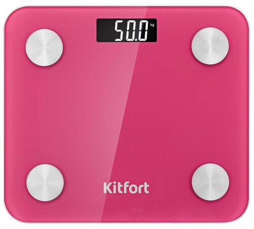 Купить Весы Kitfort КТ-819 розовый в интернет-магазине DNS. Характеристики, цена Kitfort КТ-819 | 9101837.