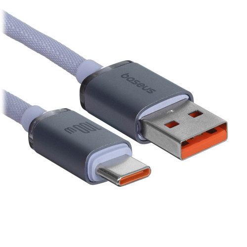 Купить Кабель Baseus USB Type-C - USB Type-A фиолетовый в интернет-магазине DNS. Характеристики, цена Baseus Crystal Shine | 9167060.