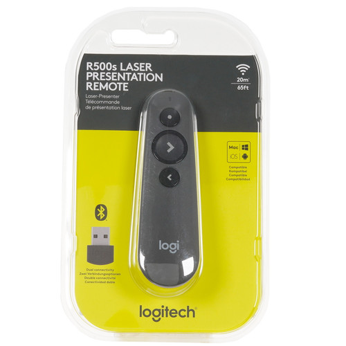 Купить Пульт для презентаций Logitech R500s в интернет-магазине DNS. Характеристики, цена Logitech R500s | 5049605.