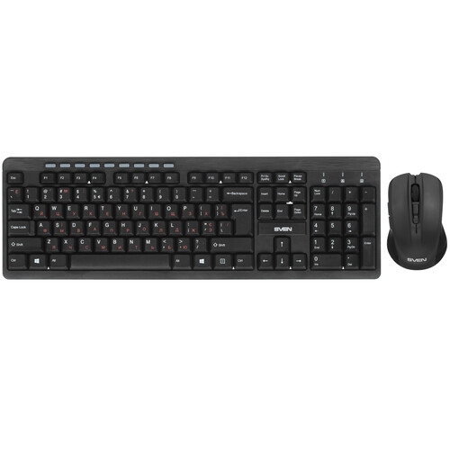 Купить Клавиатура+мышь беспроводная SVEN KB-C3400W черный в интернет ...