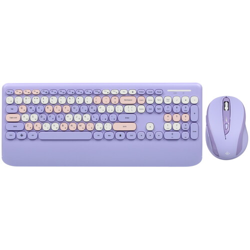 Купить Клавиатура+мышь беспроводная   DEXP SMK-679612AG фиолетовый в интернет-магазине DNS. Характеристики, цена DEXP SMK-679612AG | 5410078.