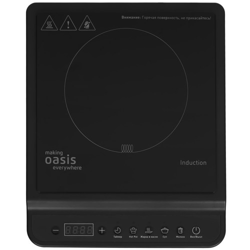 Купить Плита компактная электрическая Oasis РI-B3S черный в интернет-магазине DNS. Характеристики, цена Oasis РI-B3S | 9979888.