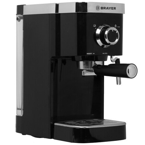Купить Кофеварка рожковая BRAYER BR 1100 черный в интернет-магазине DNS. Характеристики, цена BRAYER BR 1100 | 8160403.