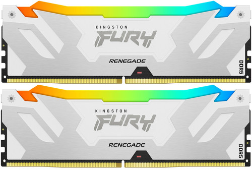 Купить Оперативная память Kingston Fury Renegade White RGB [KF564C32RWAK2-32] 32 ГБ в интернет-магазине DNS. Характеристики, цена Kingston Fury Renegade White RGB | 5406049.