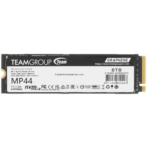 Купить 8000 ГБ M.2 NVMe накопитель TEAMGROUP MP44 [TM8FPW008T0C101] в интернет-магазине DNS. Характеристики, цена TEAMGROUP MP44 | 5456970.