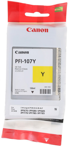 Купить Картридж Canon PFI-107Y желтый в интернет-магазине DNS. Характеристики, цена Canon PFI-107Y | 7975011.