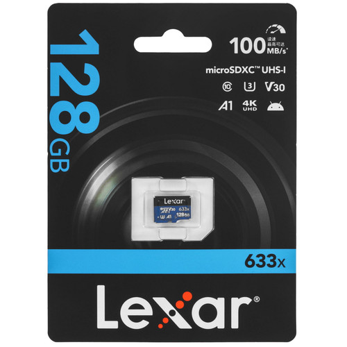Купить Карта памяти Lexar microSDXC 128 ГБ [LSDMI128BBCN633N] в интернет-магазине DNS. Характеристики, цена  | 5926013.