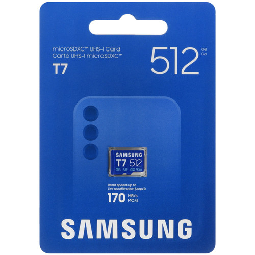 Купить Карта памяти Samsung T7 microSDXC 512 ГБ [MB-MB512T/WW] в интернет-магазине DNS. Характеристики, цена  | 5923510.