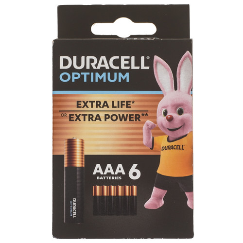 Купить Батарейка Duracell Optimum AAA (LR03/FR03) в интернет-магазине DNS. Характеристики, цена Duracell Optimum | 9194129.