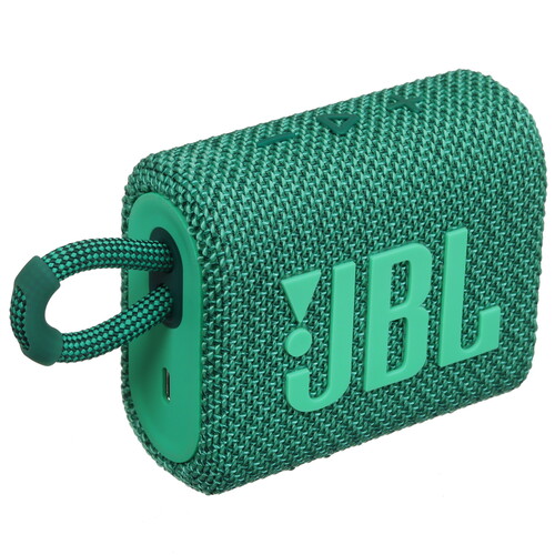 Купить Портативная колонка JBL GO 3 Eco, зеленый в интернет-магазине DNS. Характеристики, цена JBL GO 3 Eco | 5443967.