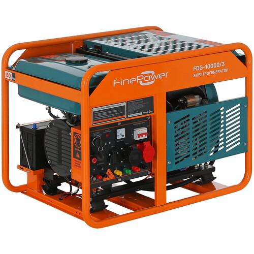 Купить Электрогенератор  дизельный  FinePower FDG-10000/3 в интернет-магазине DNS. Характеристики, цена FinePower FDG-10000/3 | 5403382.