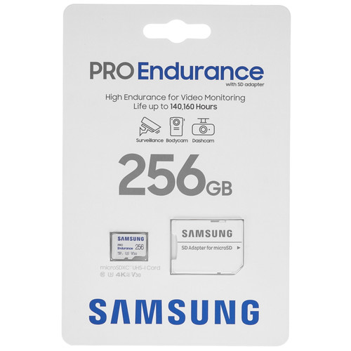 Купить Карта памяти Samsung PRO Endurance microSDXC 256 ГБ [MB-MJ256KA/APC] в интернет-магазине DNS. Характеристики, цена  | 5464073.