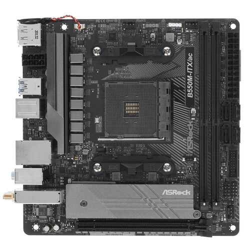 Купить Материнская плата ASRock B550M-ITX/ac в интернет-магазине DNS. Характеристики, цена ASRock B550M-ITX/ac | 1663780.