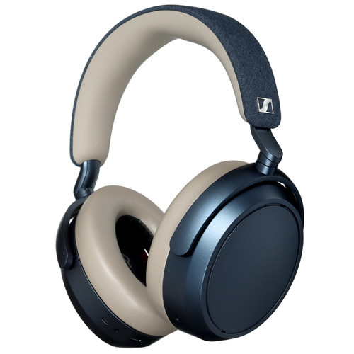 Купить Беспроводные/проводные наушники Sennheiser MOMENTUM 4  синий 2022 в интернет-магазине DNS. Характеристики, цена Sennheiser MOMENTUM 4 | 5492821.
