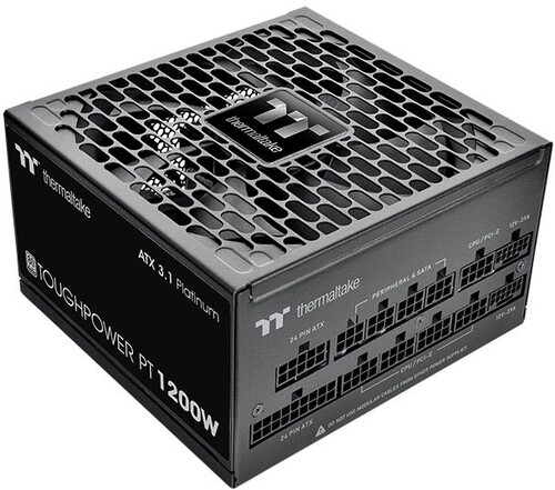 Купить Блок питания Thermaltake Toughpower PT 1200W [PS-TPP-1200FNFAPE-1] черный в интернет-магазине DNS. Характеристики, цена Thermaltake Toughpower PT 1200W | 5644352.