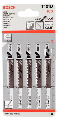 Купить Пилки для лобзика Bosch 2608630032 в интернет-магазине DNS. Характеристики, цена Bosch 2608630032 | 7957577.
