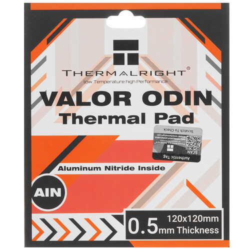 Купить Термопрокладка  Thermalright Valor Odin [VALOR-ODIN-120X120-0.5] в интернет-магазине DNS. Характеристики, цена Thermalright Valor Odin | 9120262.