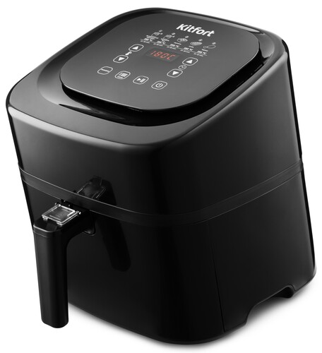 Купить Аэрогриль Kitfort KT-2215 черный в интернет-магазине DNS. Характеристики, цена Kitfort KT-2215 | 8190927.
