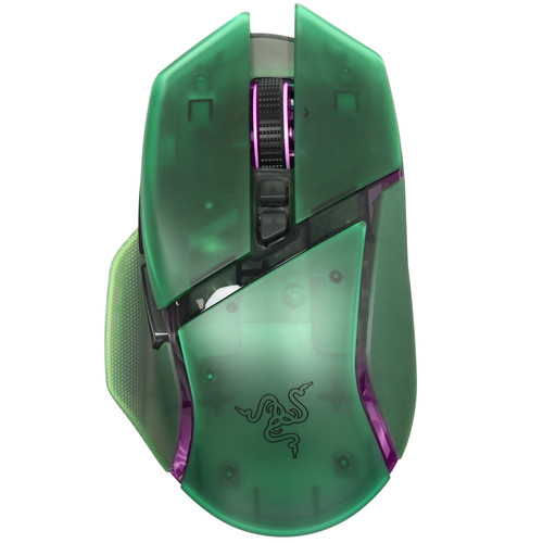 Купить Мышь беспроводная/проводная Razer Basilisk V3 Pro 35K - Phantom Green Ed. [RZ01-05240300-R3G1] зеленый в интернет-магазине DNS. Характеристики, цена Razer Basilisk V3 Pro 35K - Phantom Green Ed. | 5632010.